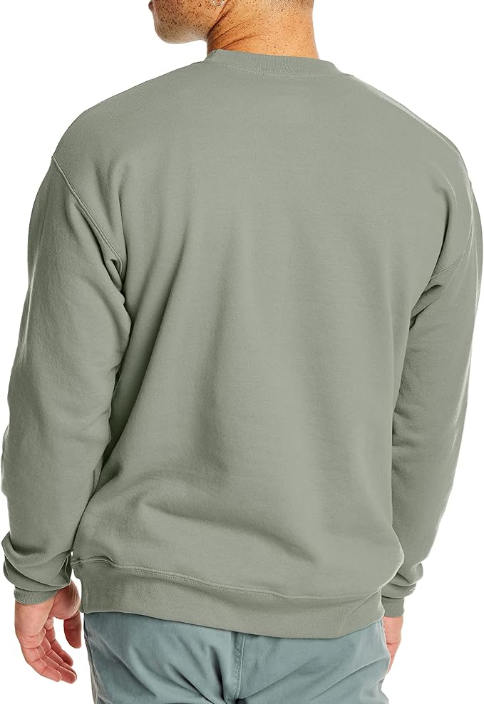 Men's EcoSmart Fleece Pullover Crewneck Sweatshirt view 2